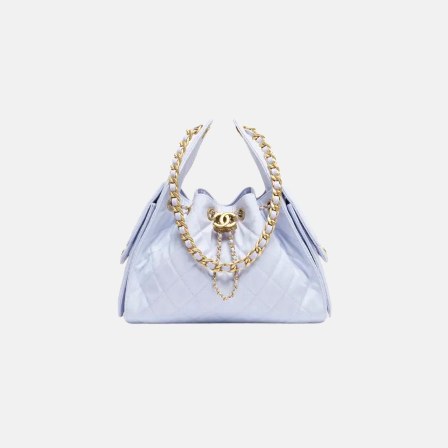 Chanel Small 25 Bag in Canvas and Gold Metal