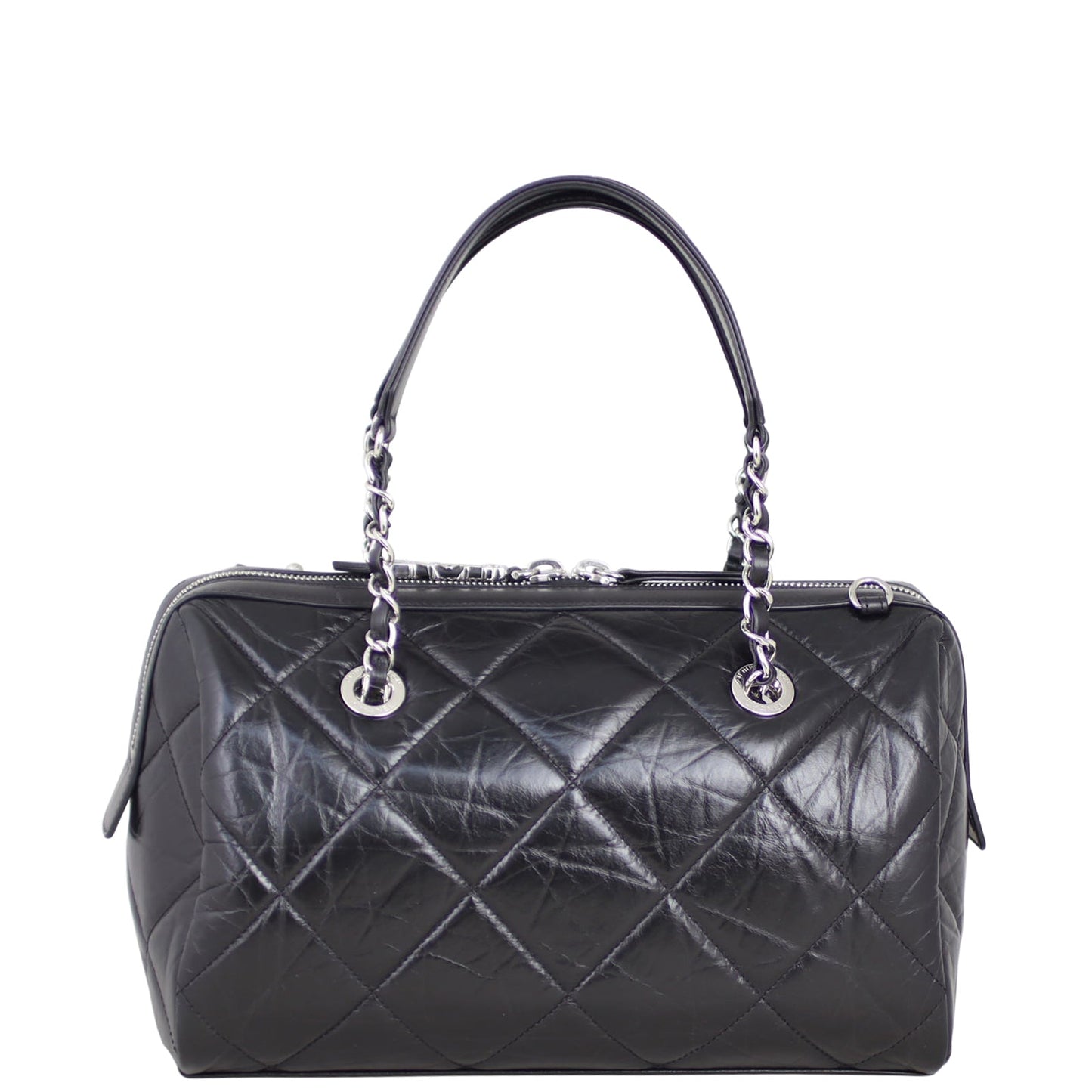 Chanel CC Bowling Bag Quilted Small Handbag