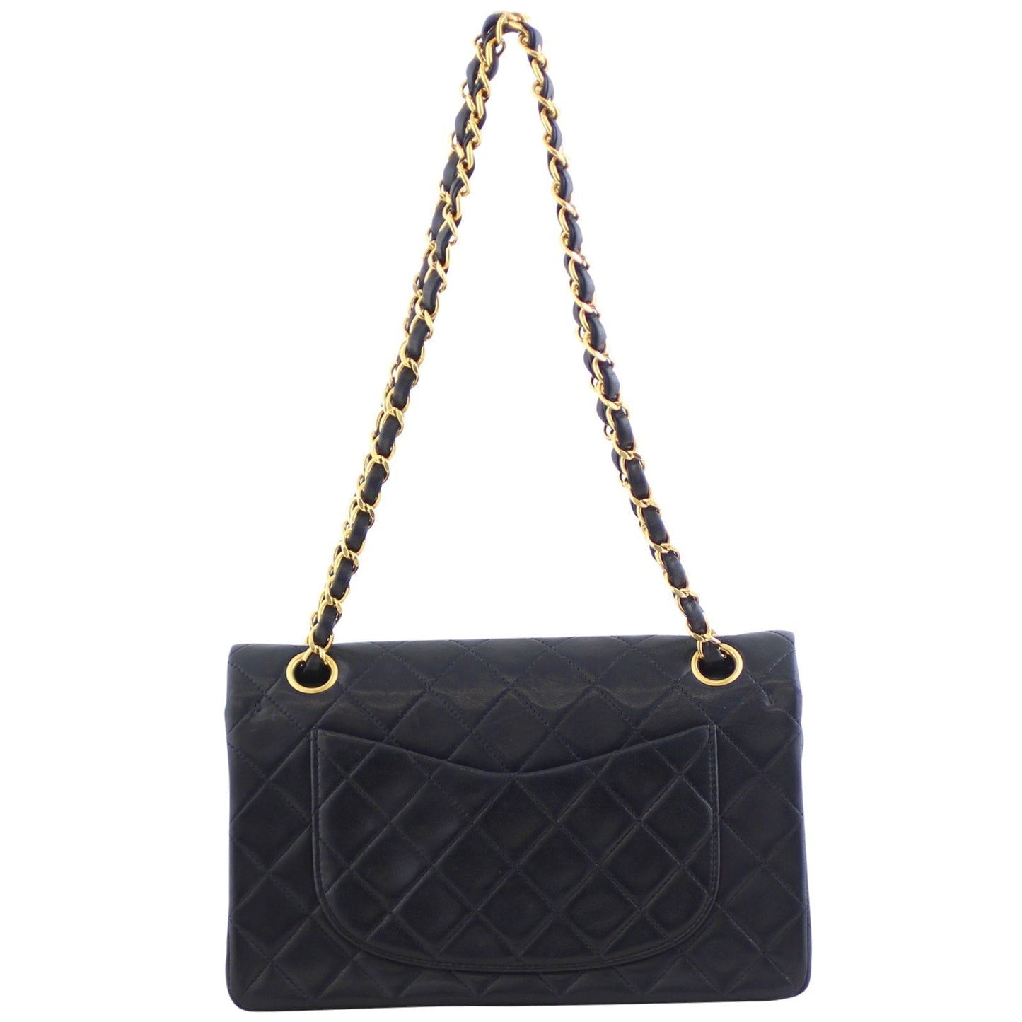 Chanel Classic Double 2 Series Handbag Gold Small