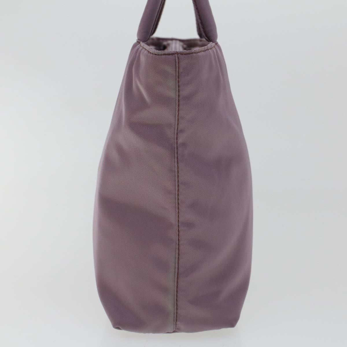 Prada Hand Bag Nylon Purple Travel Bag