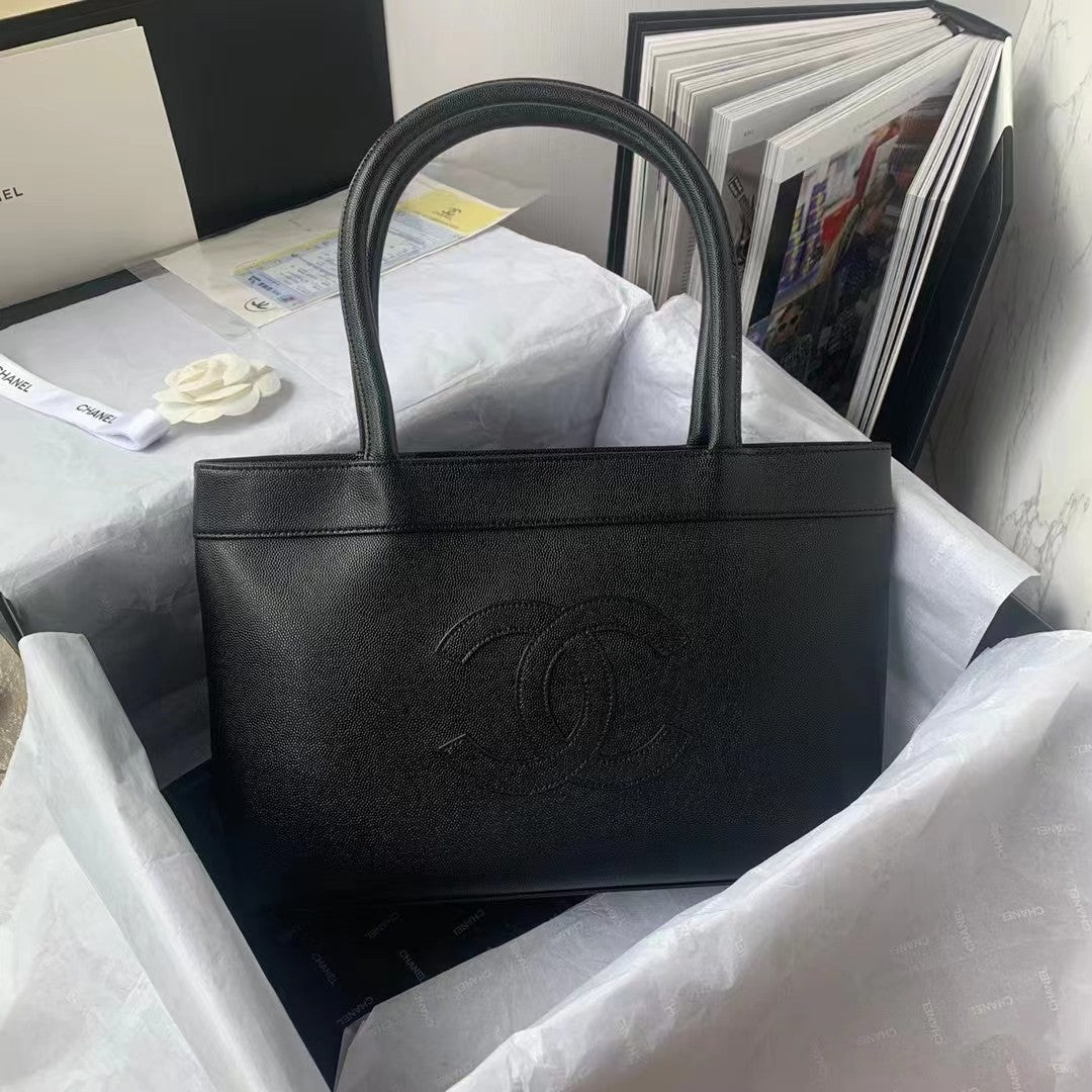 CHL CHLOpen Caviar East West Black Tote Bag