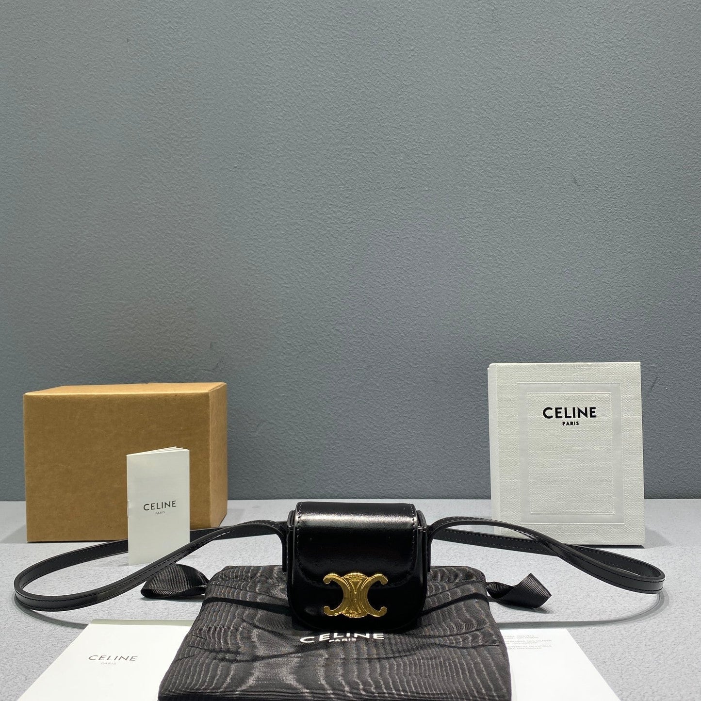 Top Quality Triomphe For Women 38No Travel Black Mini Travel Bag 10I513Dpv38No 7812