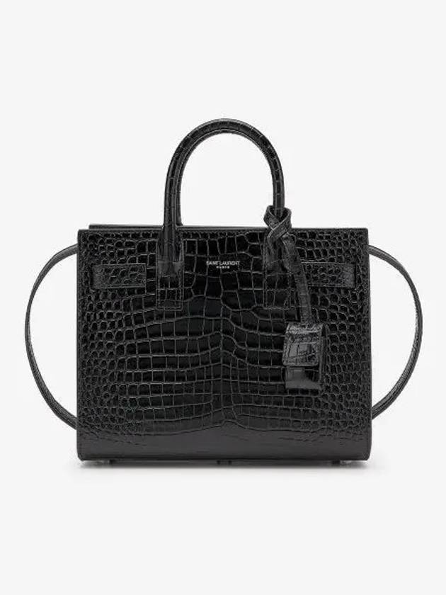 YSL Saint Laurent Saint Laurent Trending Sac De Jour Nano Leather Black Tote Bag