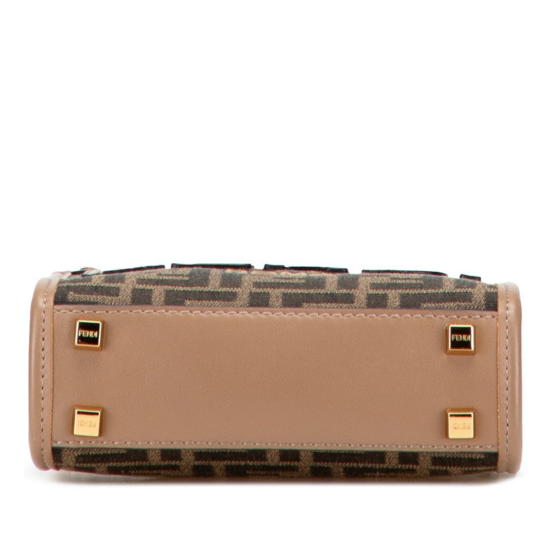 Fendi Sunshine Shopper Ff Fabric 2Way Bag Small Travel Bag