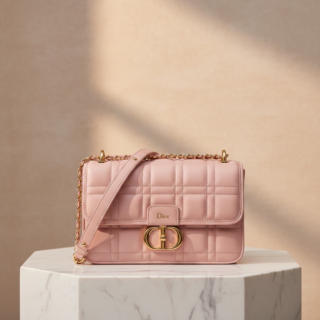 Dior Be Shoulder Bag Off Leather Pink