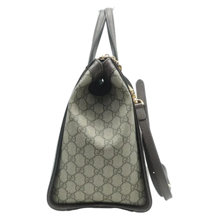 Gucci Ophidia Supreme Tote Shoulder Bag Beige