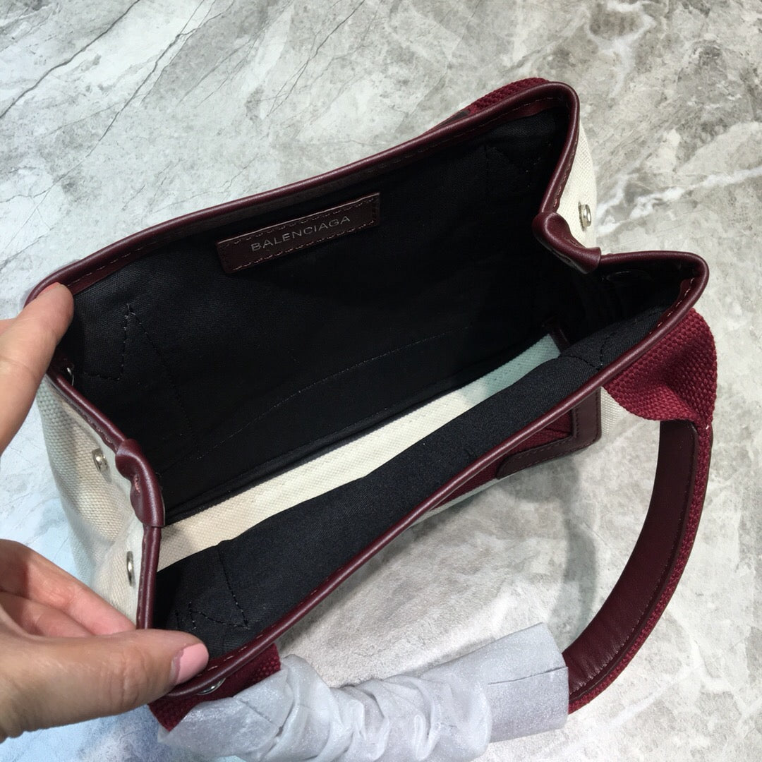 Top Quality Navy Xs Tote Bag In Red