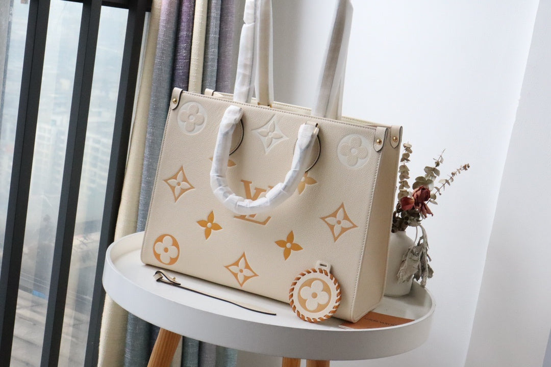 Top Quality Onthego Mm Tote Bag Empreinte Monogram Cream