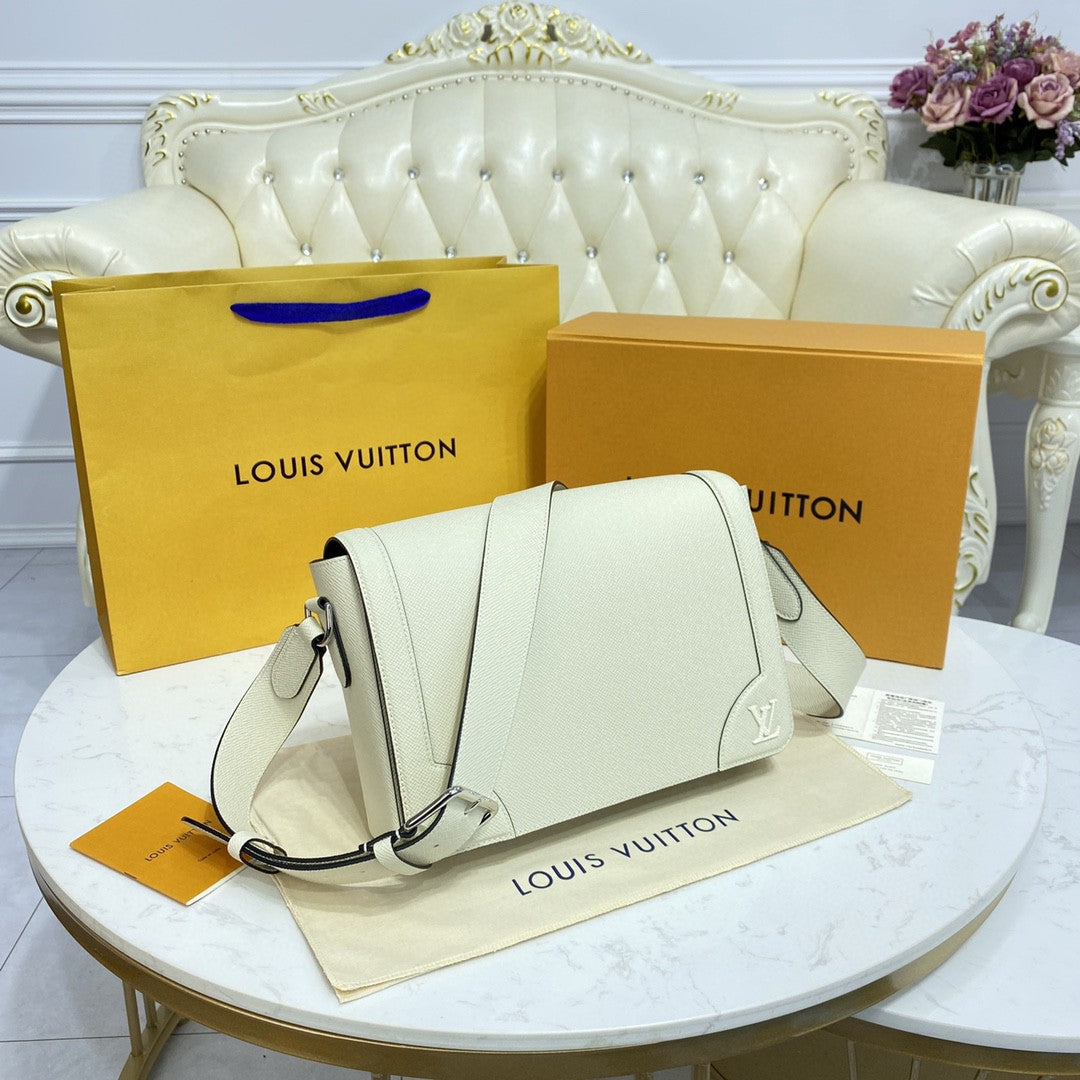 Top Quality New Messenger Bag Taiga For White Flap Crossbody Bag