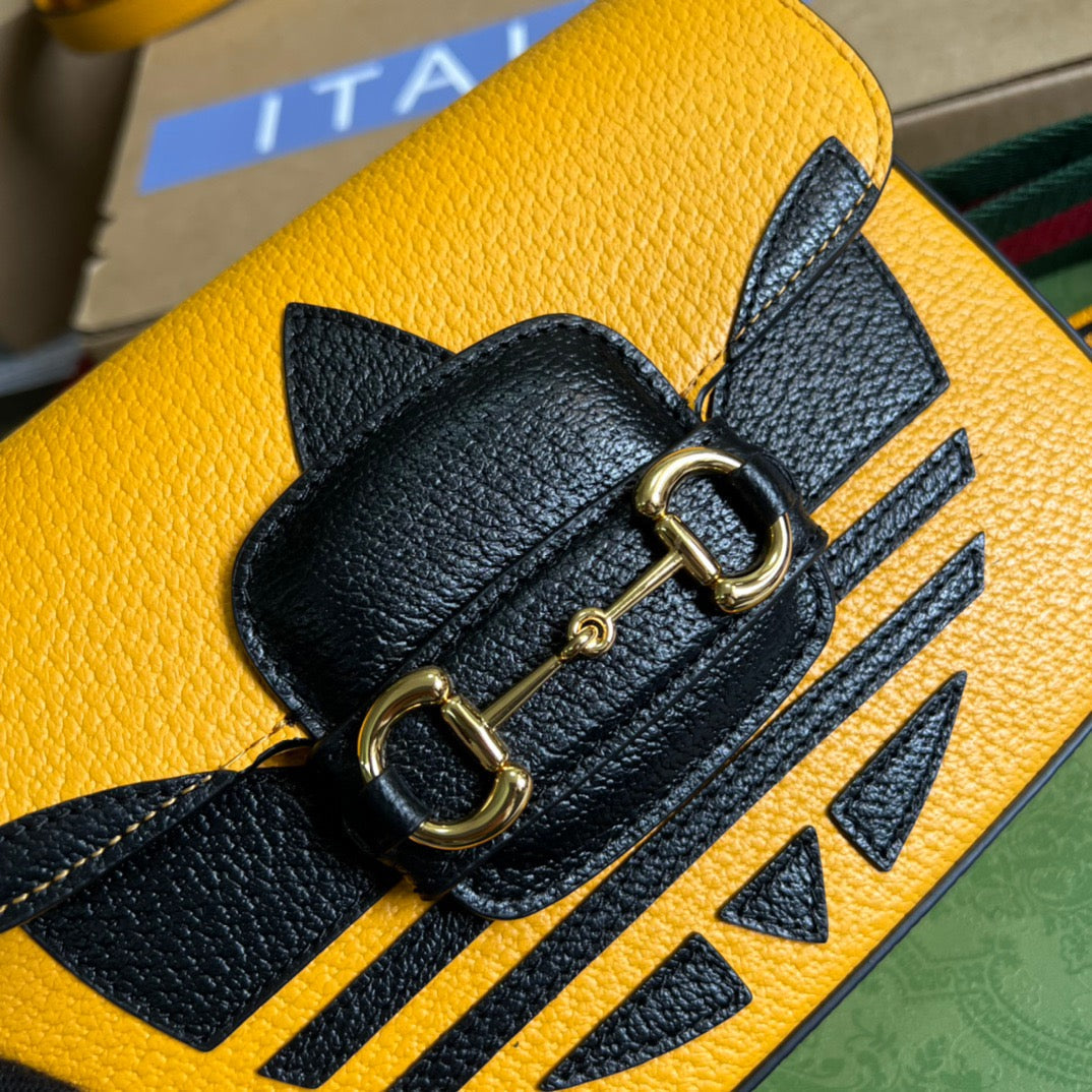 gg x Adidas Horsebit Yellow Mini Bag Beaunoirrbeaunoirr U3Zdg