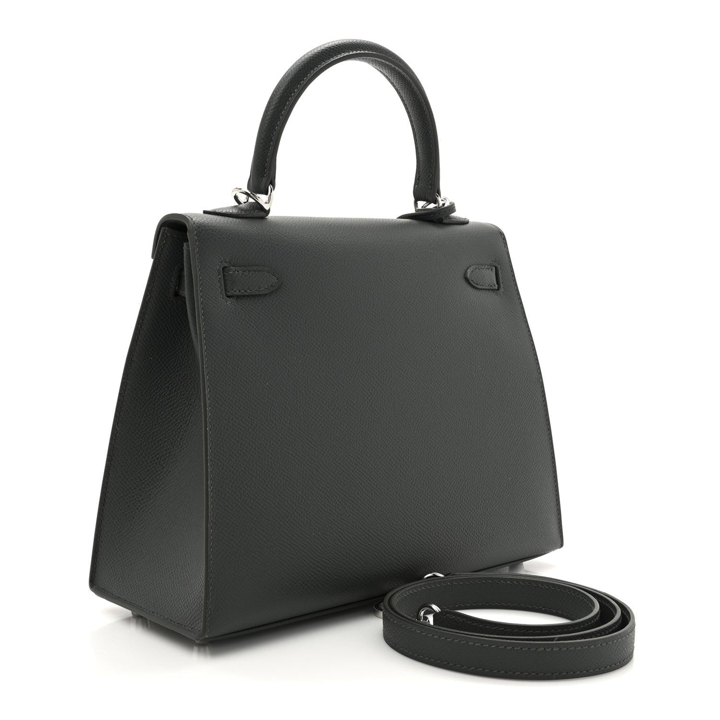 Hermes Epsom Kelly Sellier Vert Mangrove Handbag Travel Bag