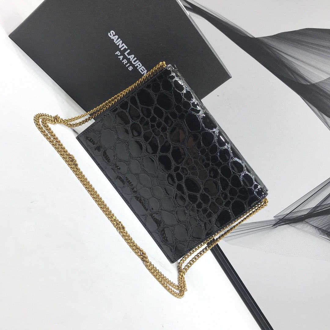 YSL Saint Laurent YSL Top Quality Cassandra Crossbody Bag With Black Small