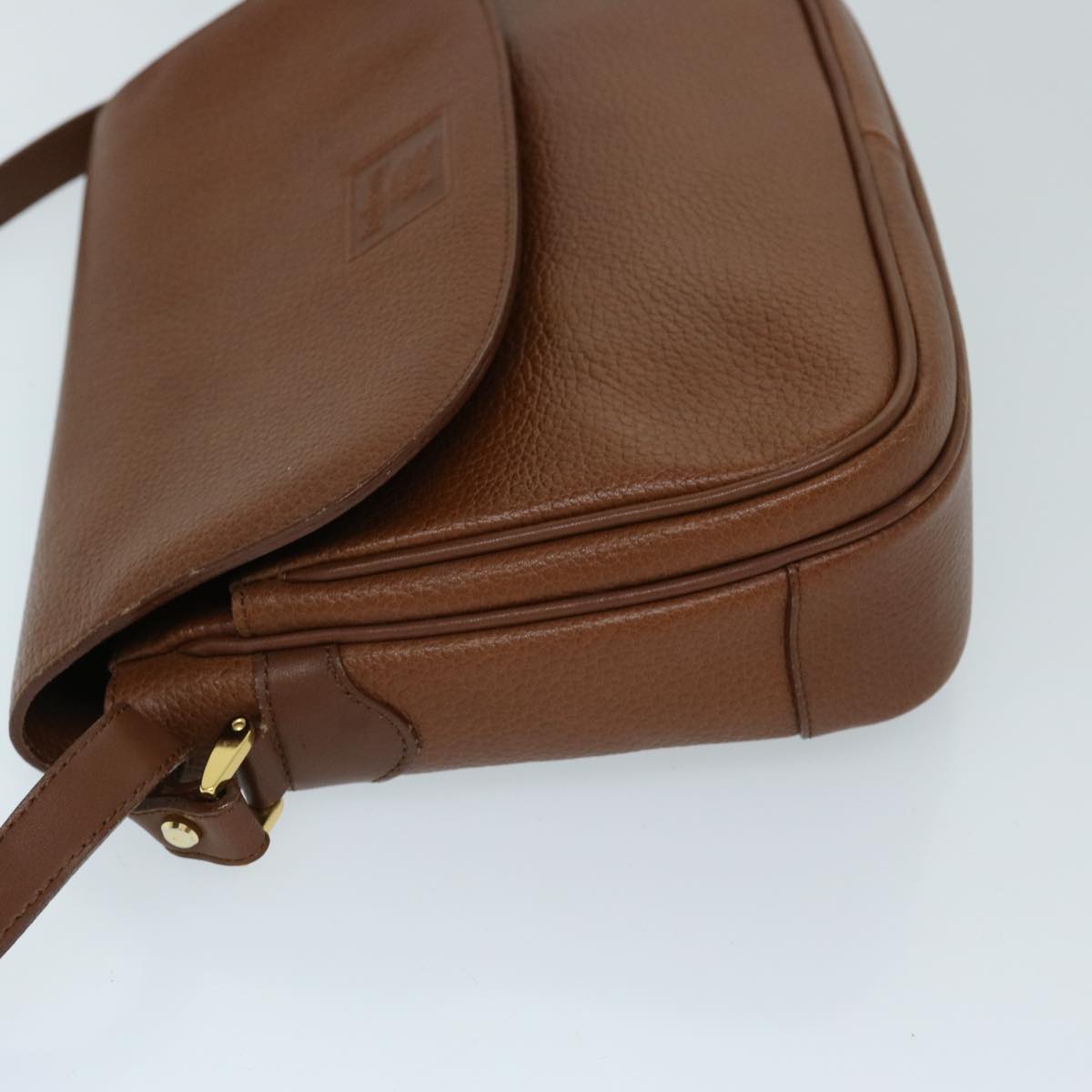 Burberry Luxury ss Shoulder Bag Auth Ep3760 Leather Brown
