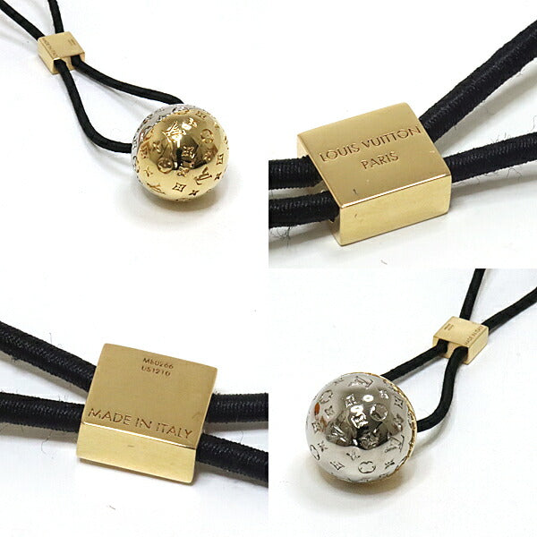 Louis Vuitton hair accessory M80266 PLANETE Black Gold Silver Handbag