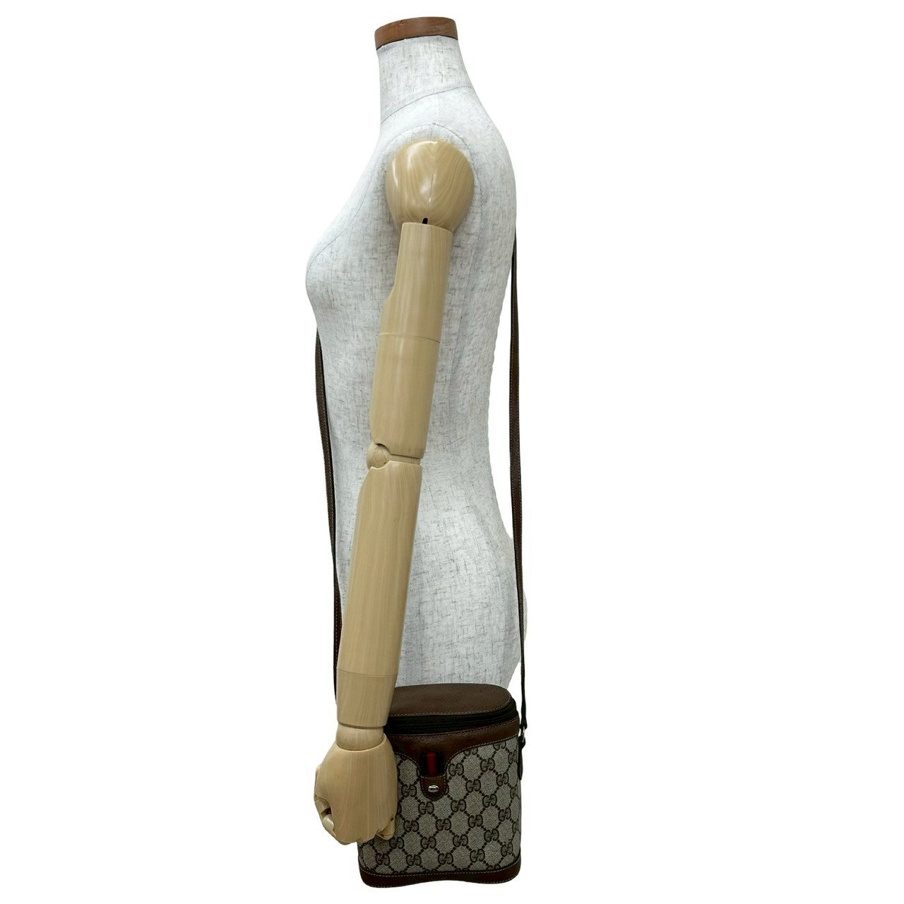 Gucci Pvc Shoulder Bag Leather Logo Bag 8