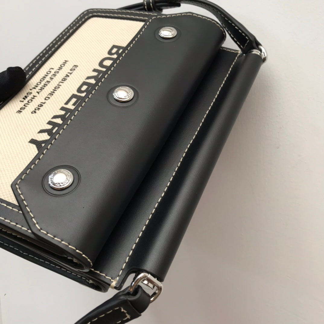 Top Quality Horseferry Print Title Bag With Mini Travel Bag 75In19Cm 9605