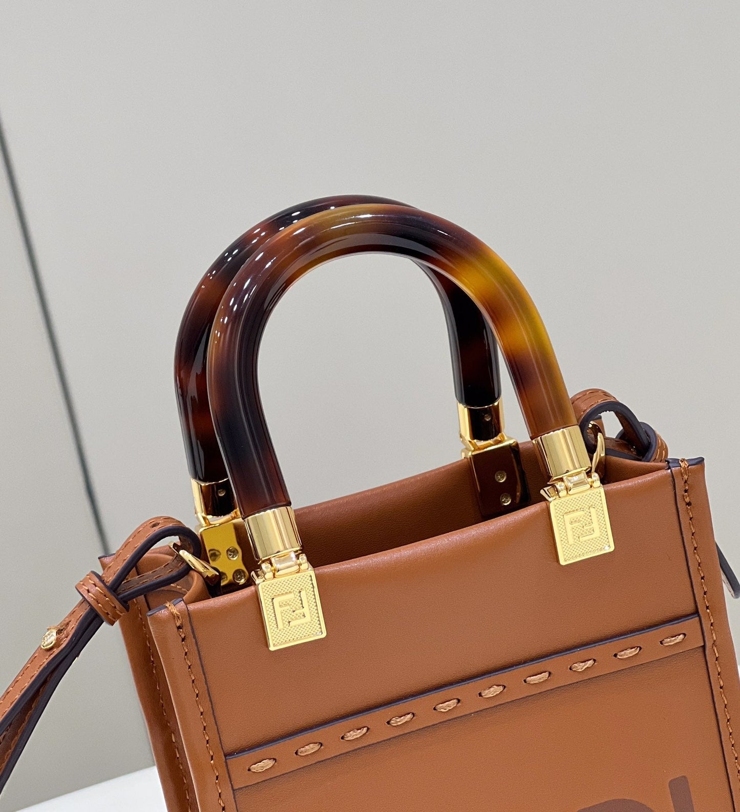 Top QualityTop Quality Sunshine Shopper Brown Mini Tote Bag