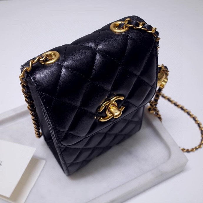 Chlquilted Phone Holder Bag For Women Travel Bag