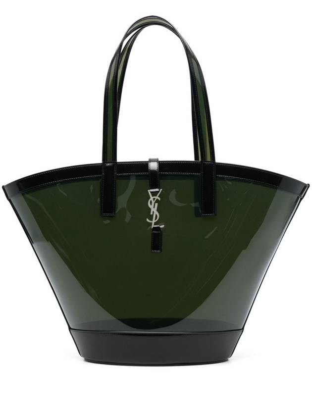 YSL Saint Laurent Saint Laurent Trending Panier Tote Bag Green Medium