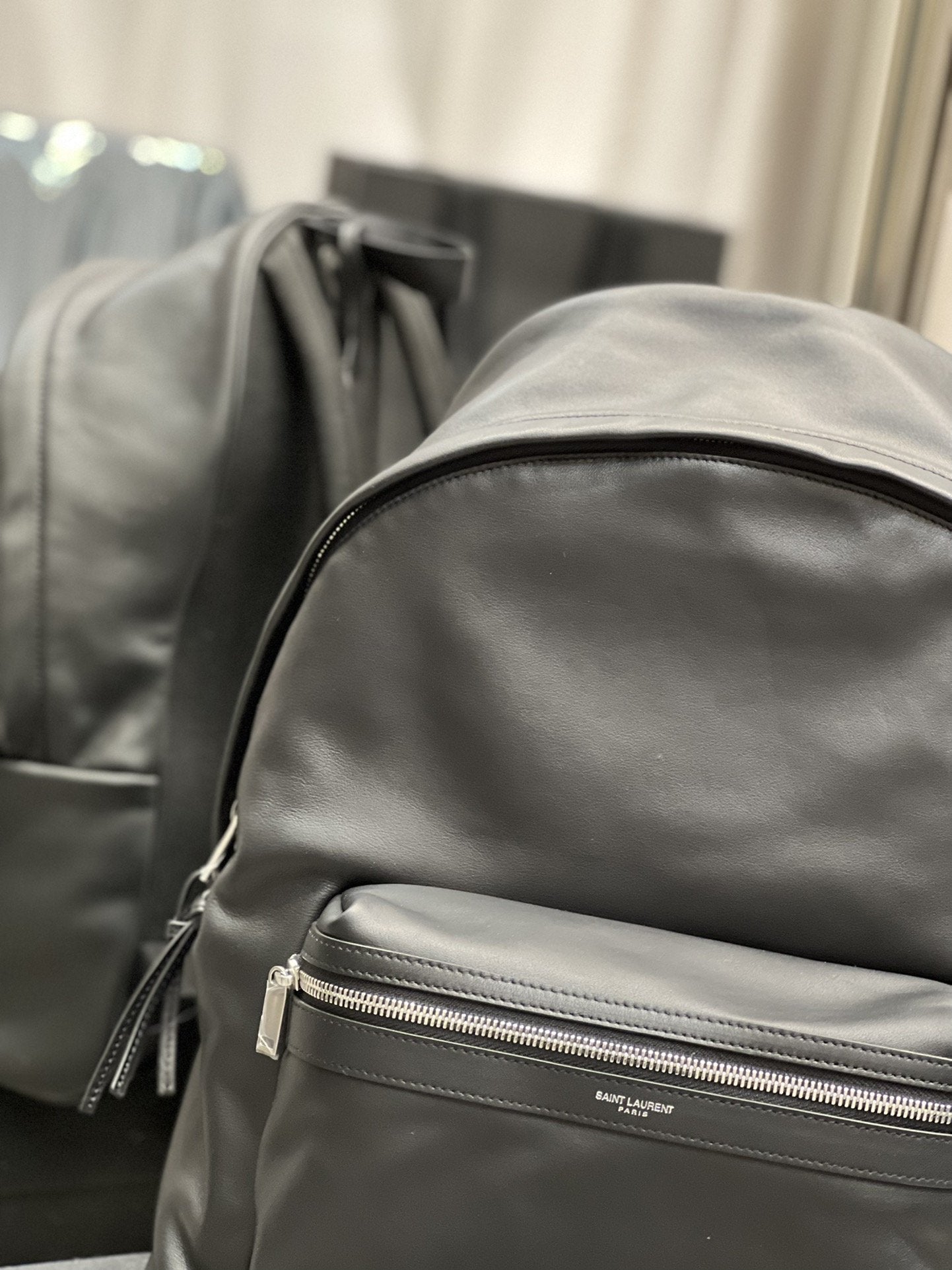 YSL Saint Laurent Backpack Black Ysl 5537