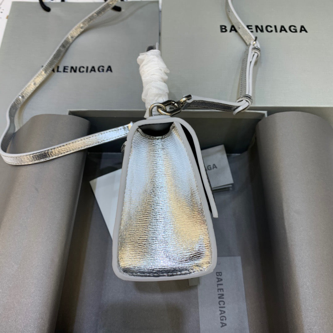 Top Quality Hourglass Xs Handbag In Sliver Travel Bag