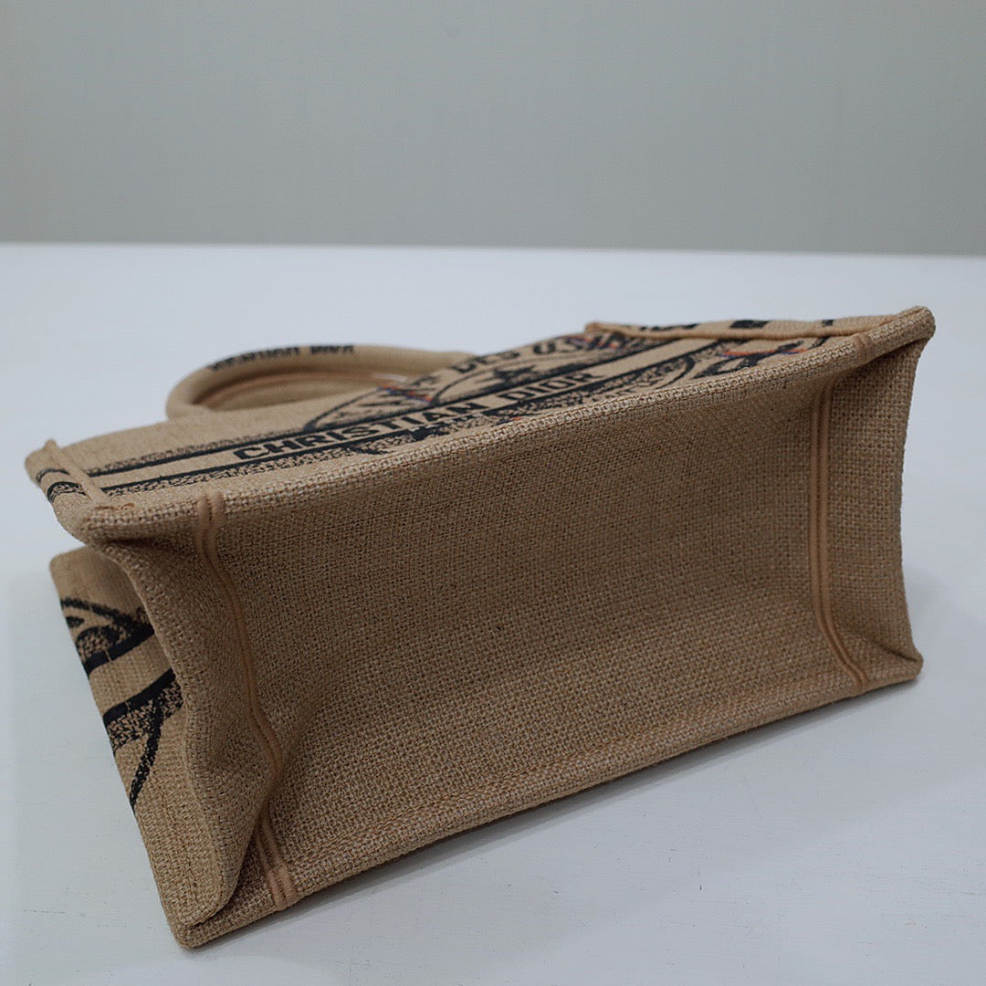 Book Cd Brown Small Book Tote Bag