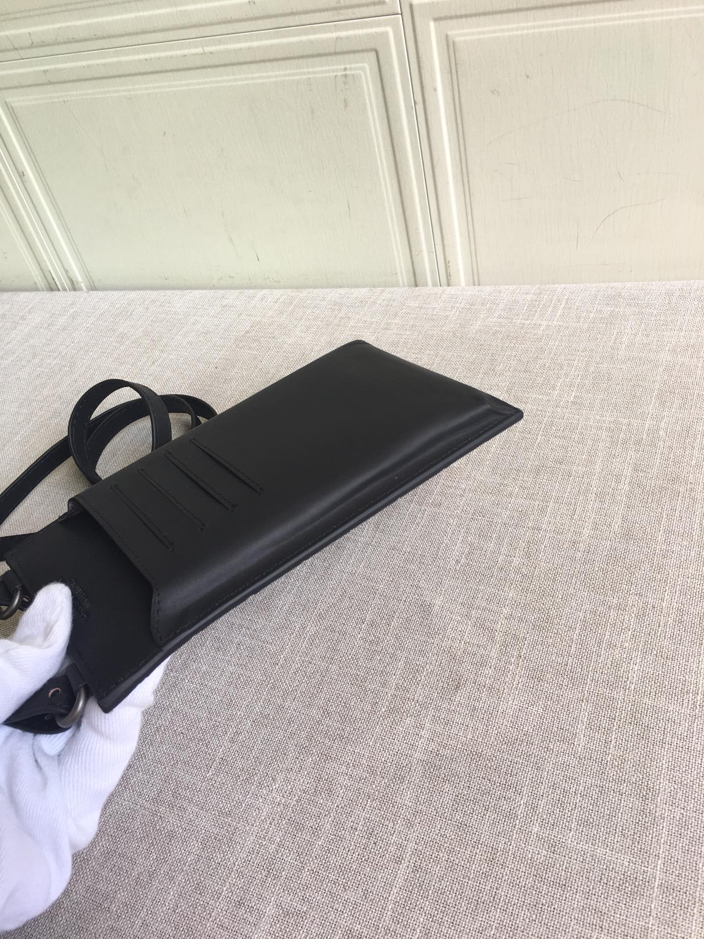 Top Quality Zipped Card Case Shoulder For Black Shoulder Bag