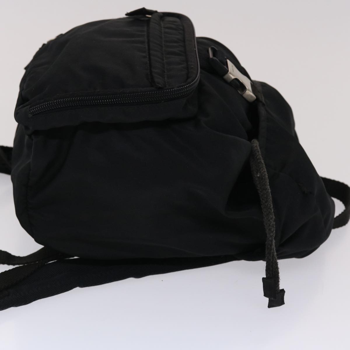 Prada Backpack Nylon Black Nylon Black Fm2530