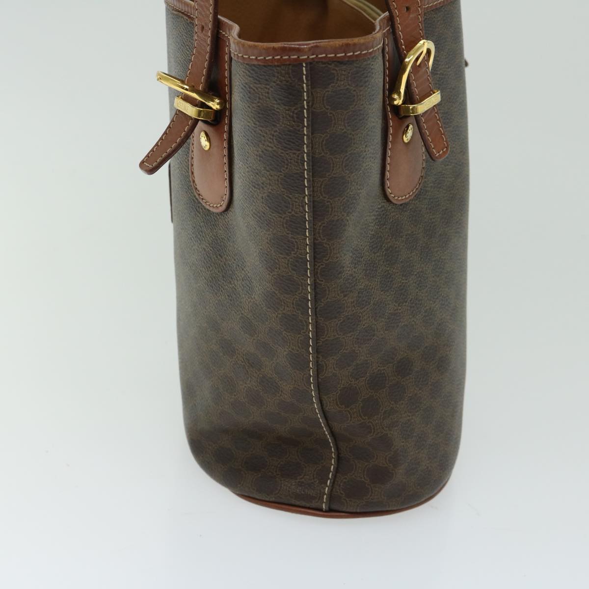 Luxury Macadam Tote Bag Pvc Fm Canvas Brown