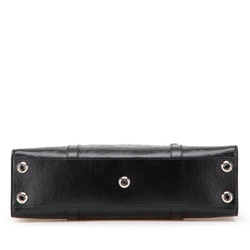 Gucci Embossed Tote Bag Leather