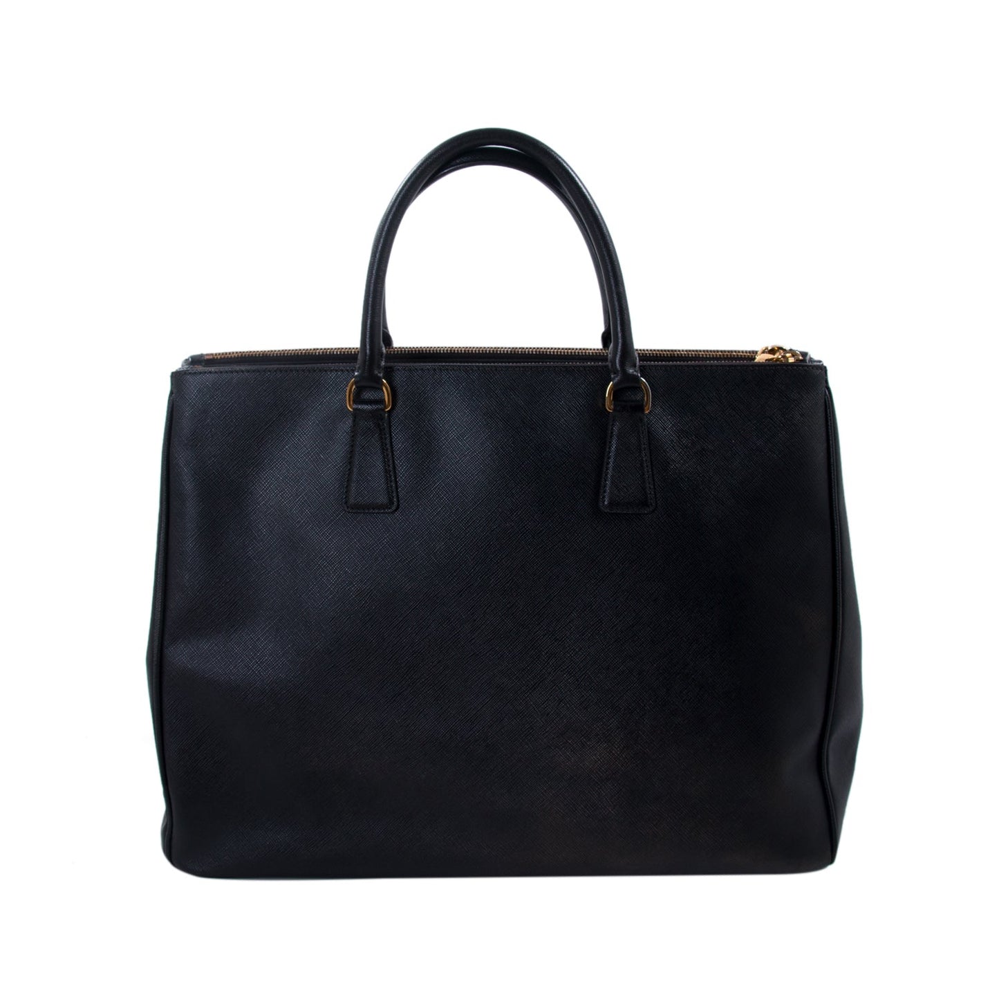Prada Extra Lux Galleria Double Tote Large Zip Tote Bag