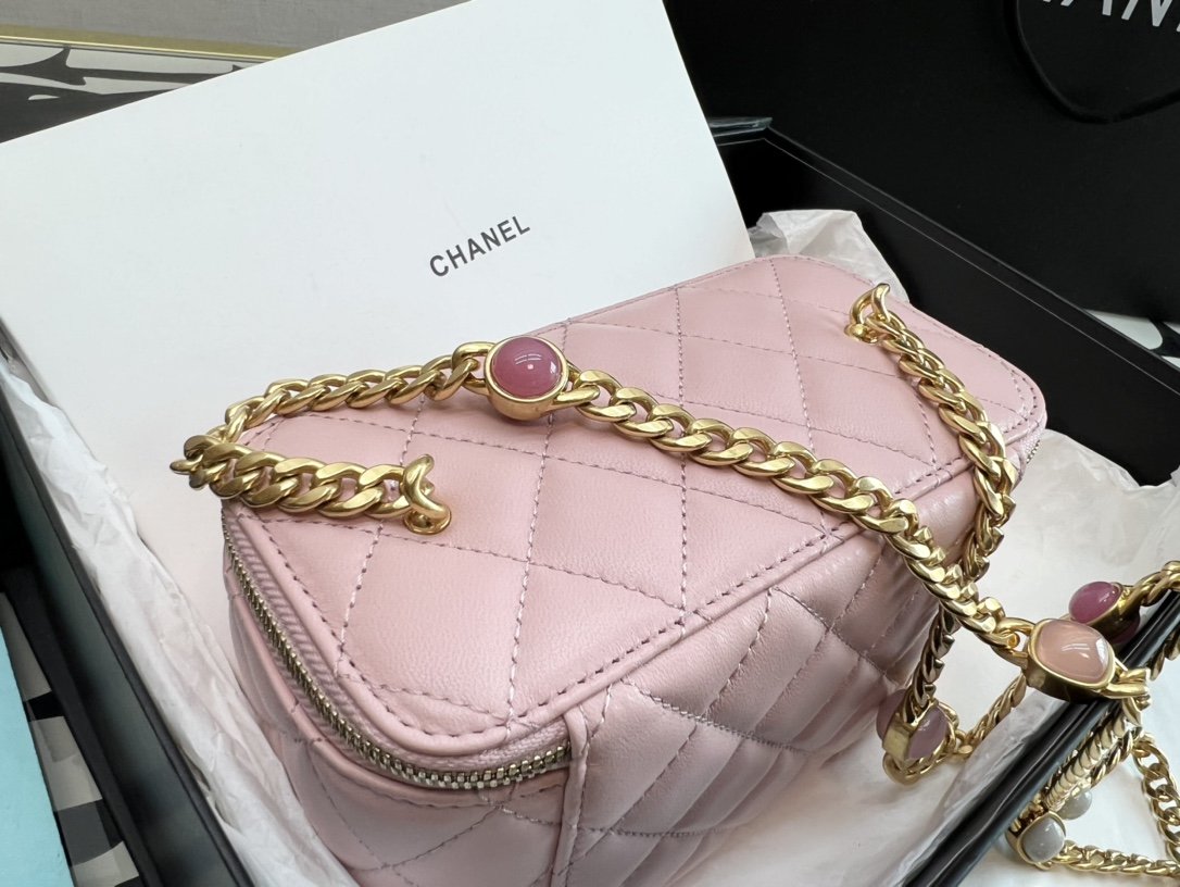 Chlvanity With Light Pinike For Women Bags Chain Travel Bag