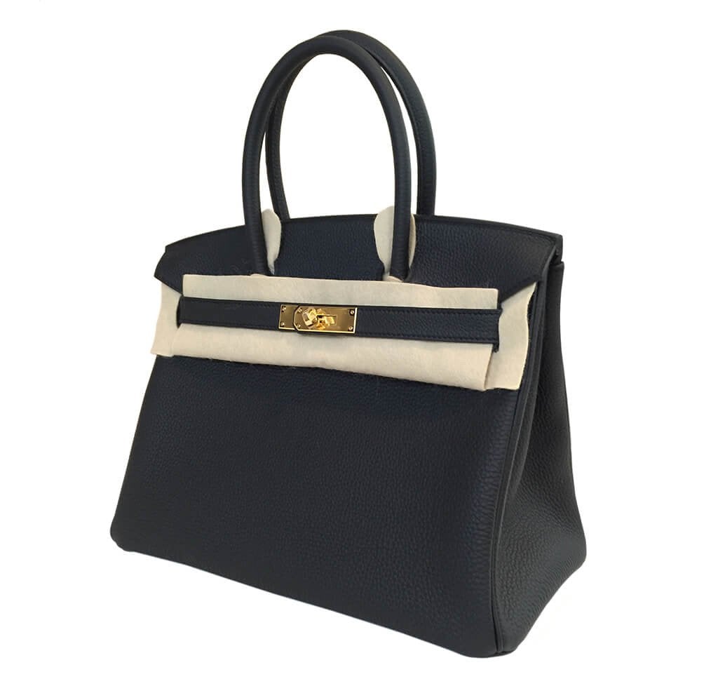 Hermes Birkin Bag Togo Black Travel Bag
