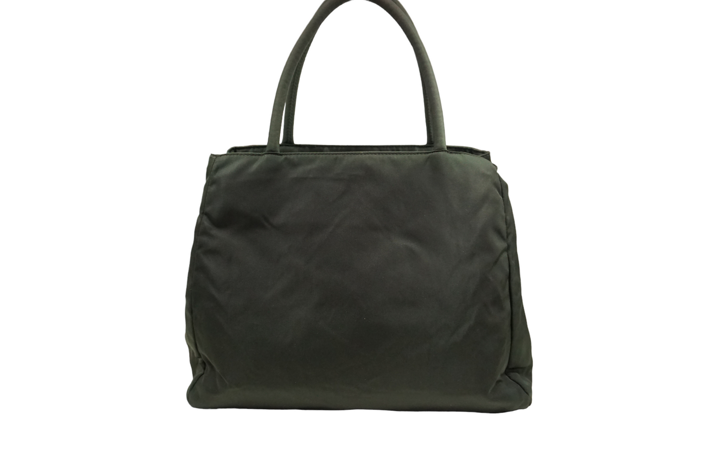 Prada Tessuto City Luxury Handbag Travel Bag Green Tessuto City