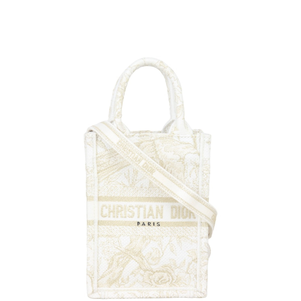 Dior Tote Bag Book Tote Reve D'Infini Canvas Mini Small Shoulder Bag