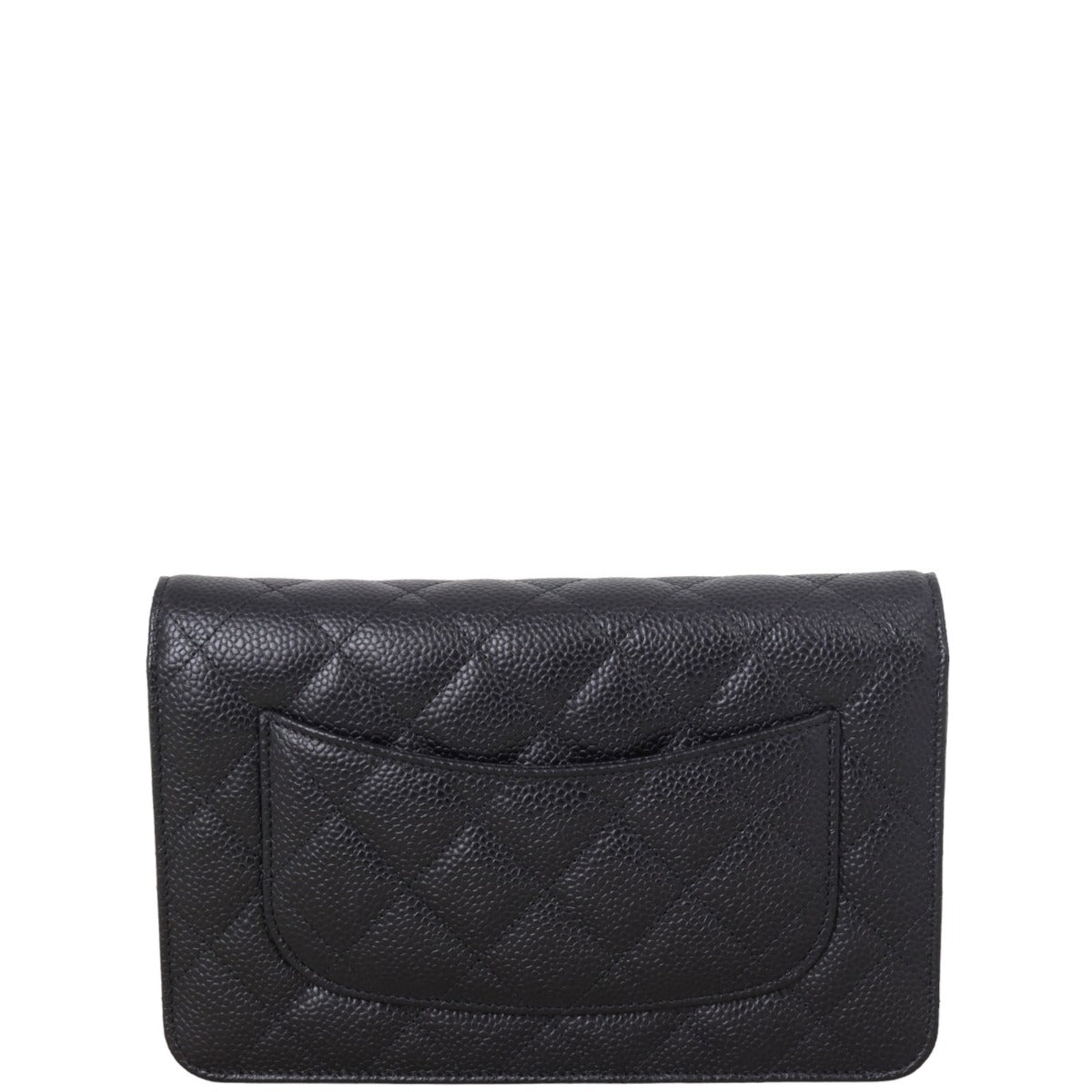 Chanel Classic Wallet on Handbag Black Chain