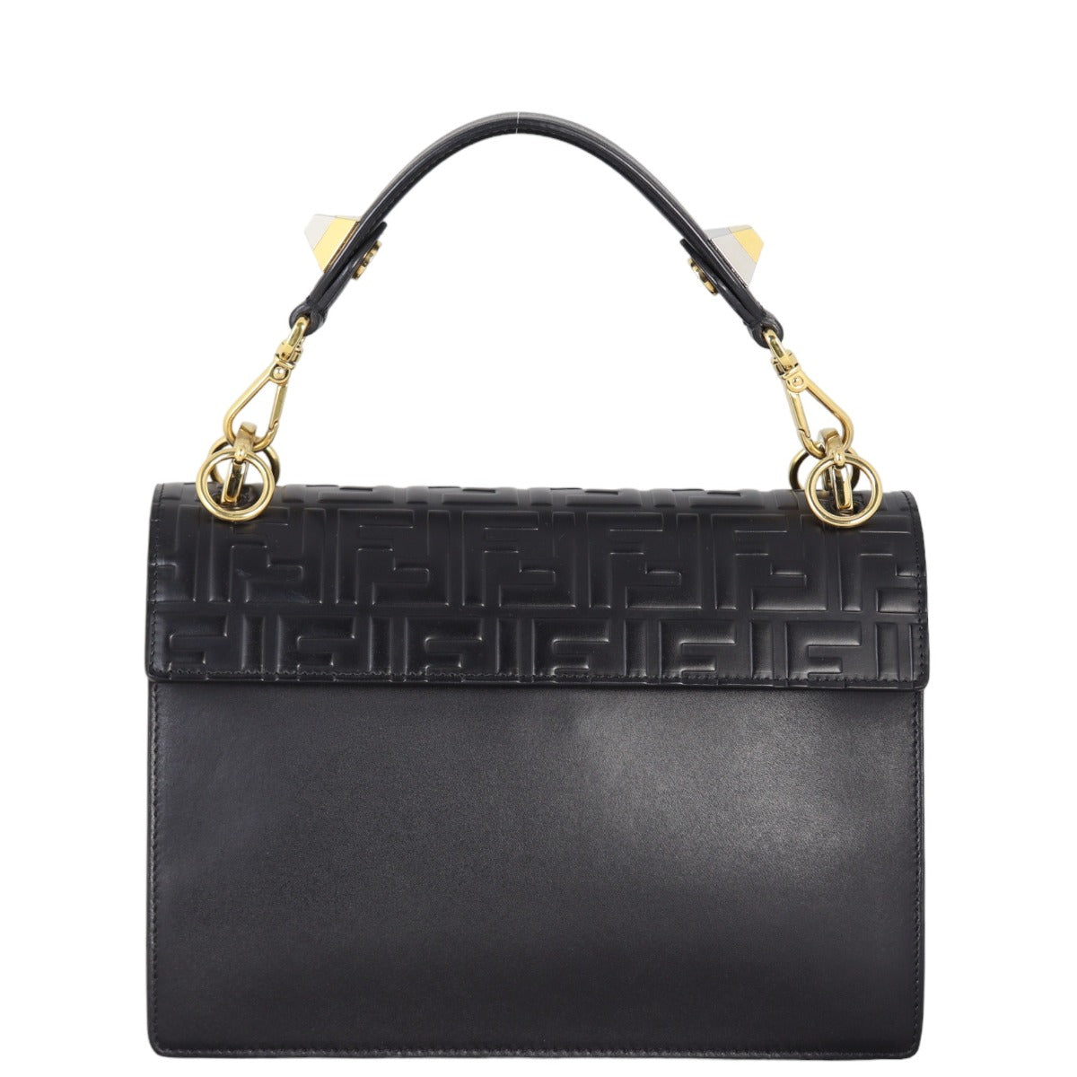 Fendi Kan Crossbody Embossed Medium Logo Crossbody Bag