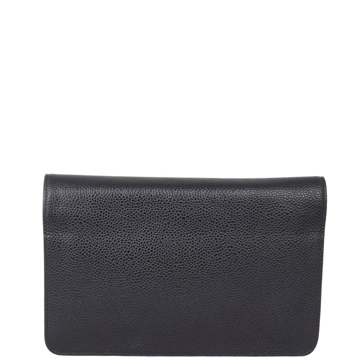 Chanel Timeless Wallet on Caviar Handbag Black Chain