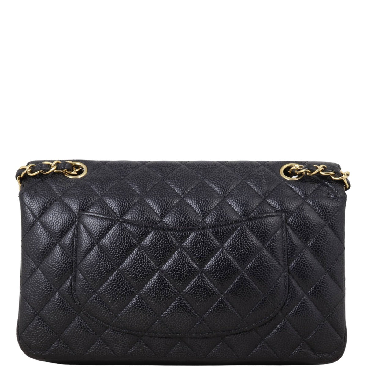 Chanel Classic Double Caviar Handbag Medium Flap
