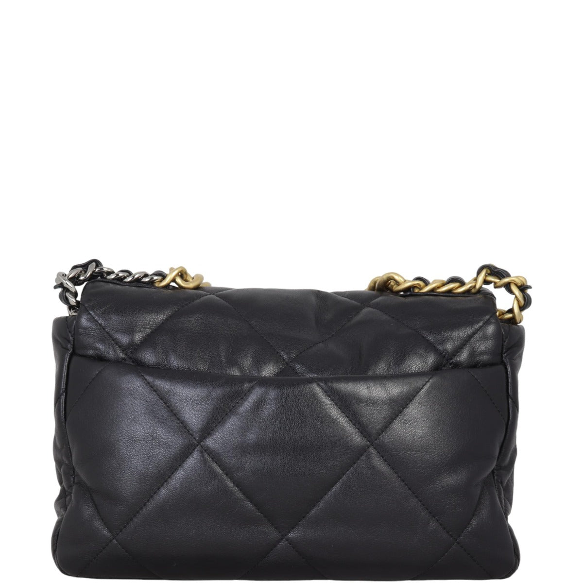 Chanel 19 Bag hardware Gold Large Handbag