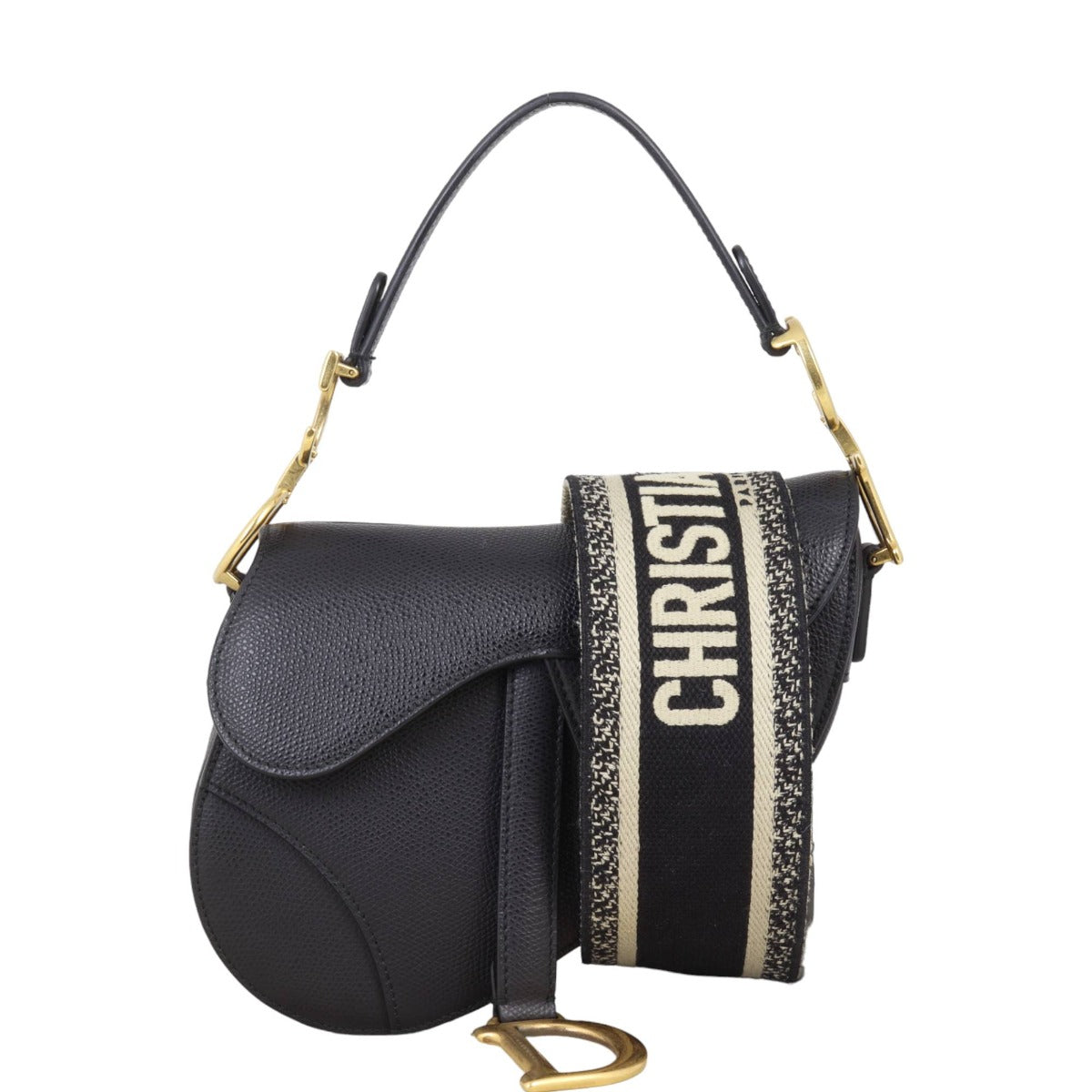 Dior Crossbody Bag Saddle Bag with Strap Mini Small Embroidered