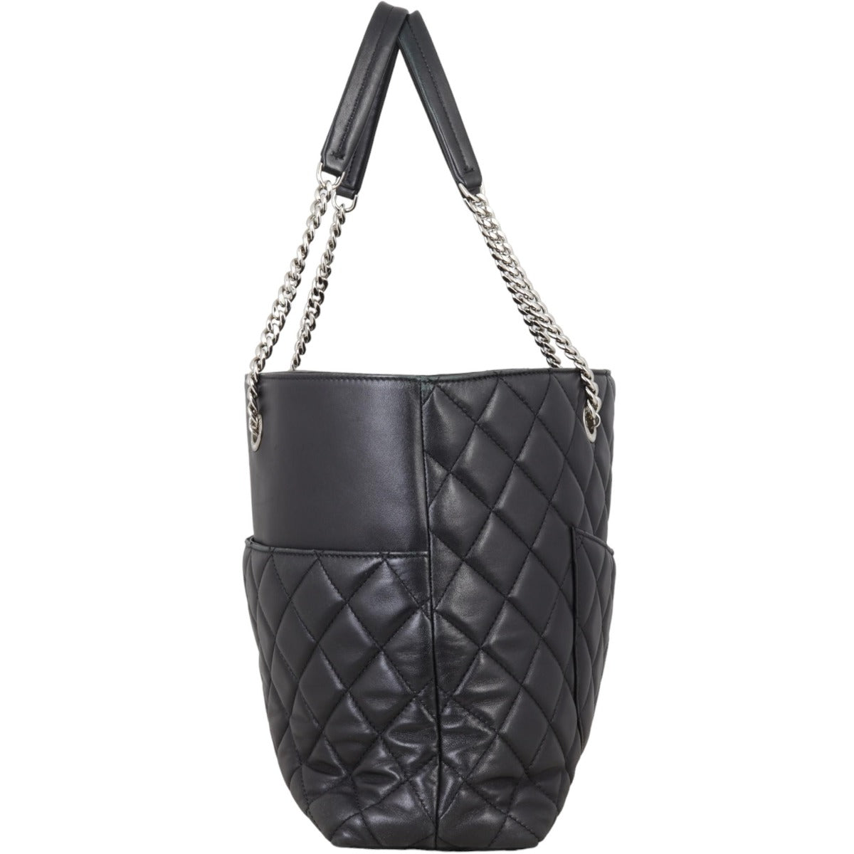 Chanel Urban Delight Shopping Tote Diamond Black Tote Bag
