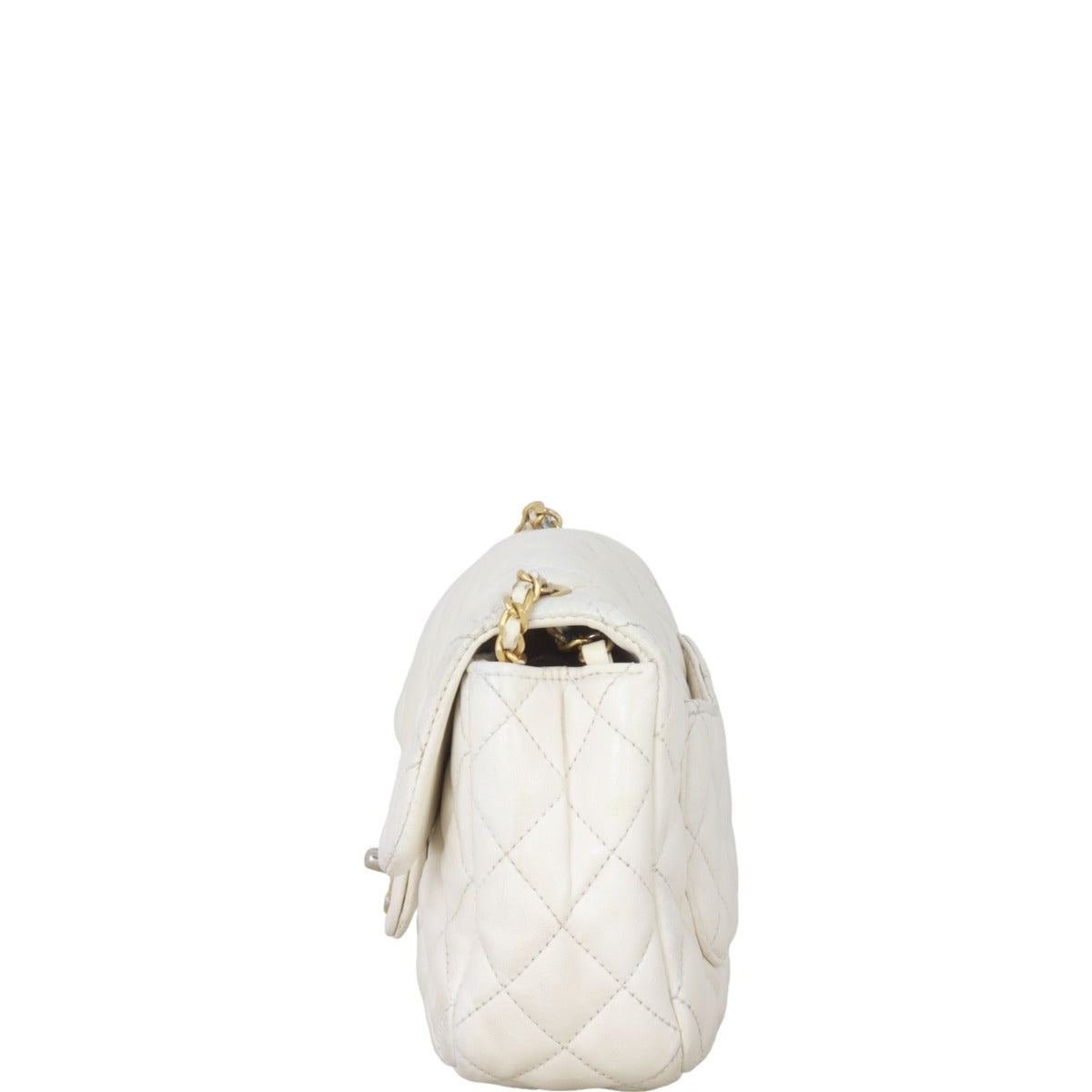 Chanel Coco de Toi Square Bag White Flap Handbag