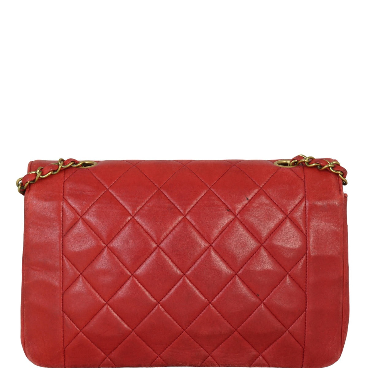 Chanel Diana Bag Red Medium Handbag