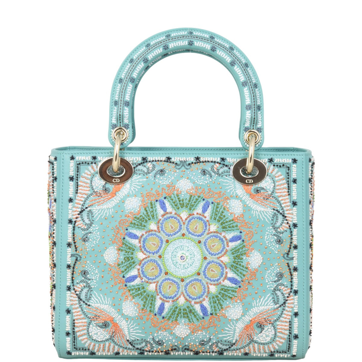 Dior Lady In Lights Handbag Medium Travel Bag