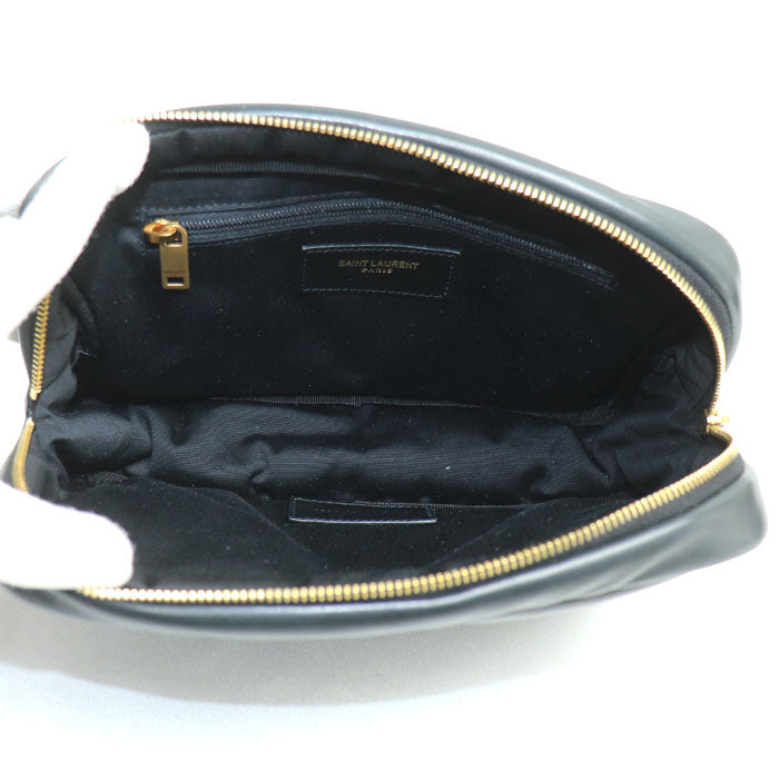 YSL Saint Laurent Cassandra 2Way Clutch Bag Lambskin