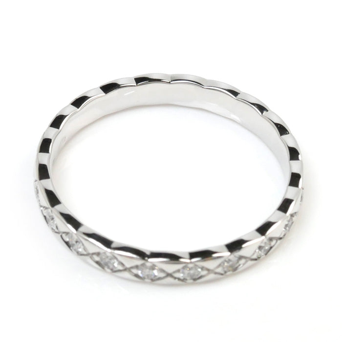 Chanel White Gold Diamond Coco Crush Eternity Ring
