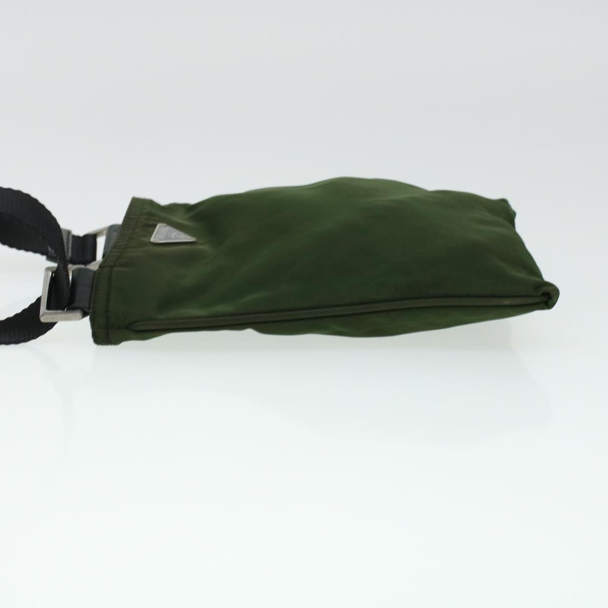 Prada Shoulder Bag Khaki Nylon Nylon Khaki Ki2900