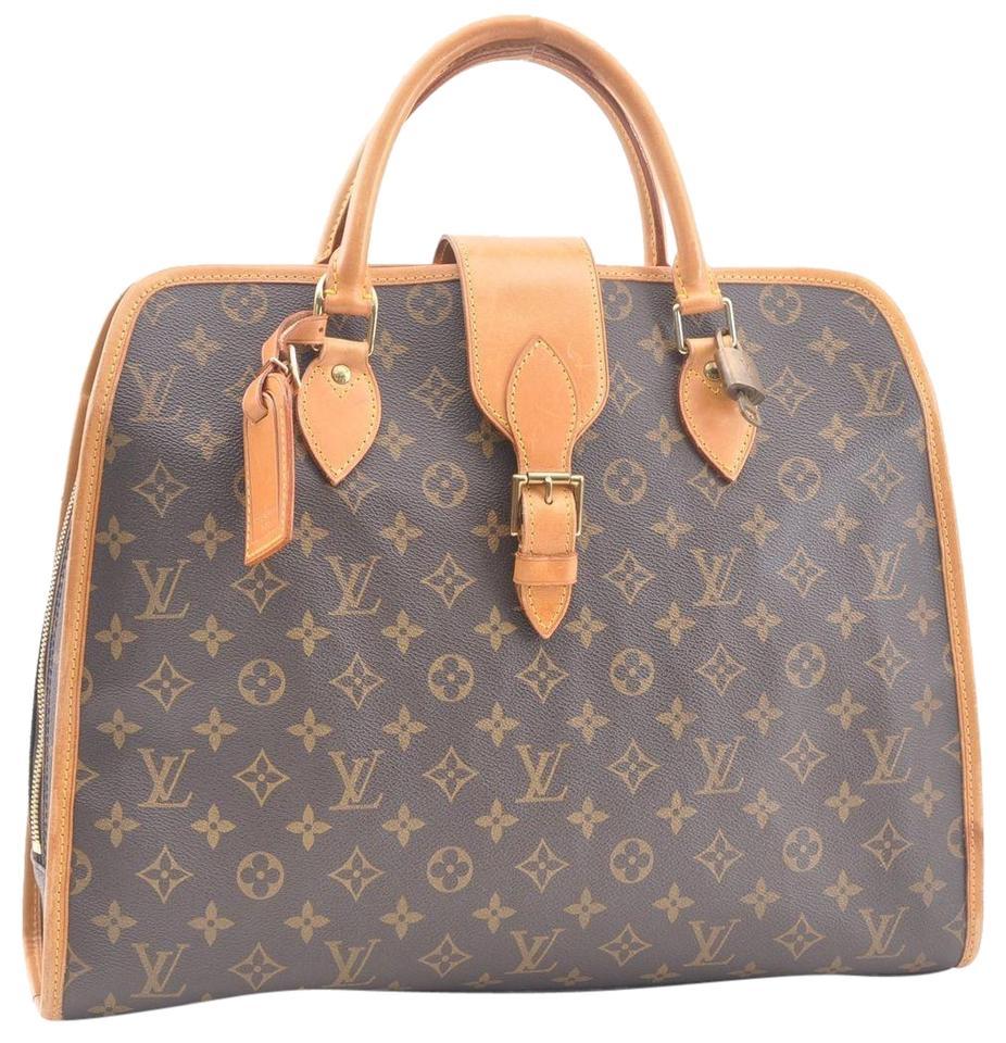 Louis Vuitton Rivoli Business Hand Bag Monogram Travel Bag