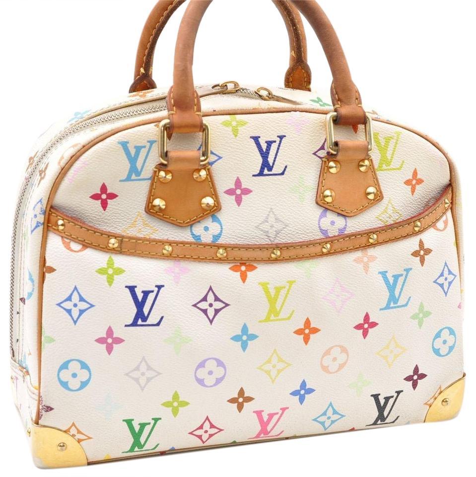 Louis Vuitton Multicolor Trouville Hand Bag Monogram Travel Bag